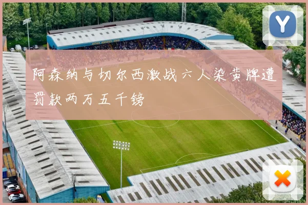 阿森纳与切尔西激战六人染黄牌遭罚款两万五千镑