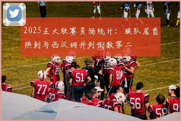 2025五大联赛负场统计：狼队居首热刺与西汉姆并列倒数第二